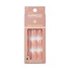 KISS imPRESS Bare but better Medium Coffin Gel Press-On Nails, Glossy Light Neutral, 30 Pieces