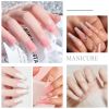 Nail Acrylic Powder and Liquid Monomer Nails Art Decoration For Manicure Set Kit Crystal Nail Glitter 3D Nail Tips Carving Tools